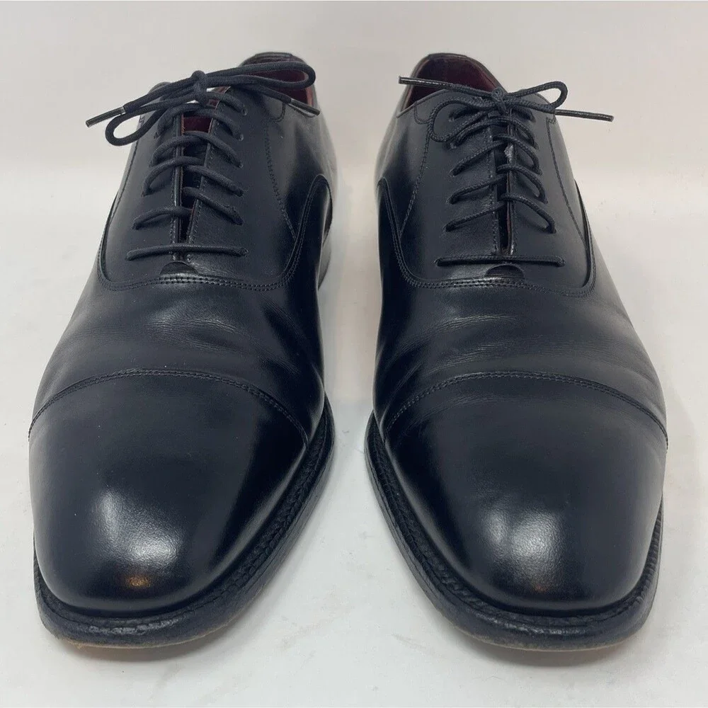 Church's Masterclass Custom Grade Men's Black Leather Oxford Dress Shoes Sz 9.5